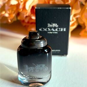 NEW Coach for Men Black EDP Mini 0.15 fl oz